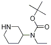 Methyl-piperidin-3-ylmethyl-carbamic acid tert-butyl ester Struktur