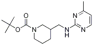 3-[(4-Methyl-pyrimidin-2-ylamino)-methyl]-piperidine-1-carboxylic acid tert-butyl ester Struktur