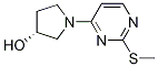 (R)-1-(2-Methylsulfanyl-pyrimidin-4-yl)-pyrrolidin-3-ol Struktur