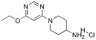 1-(6-Ethoxy-pyriMidin-4-yl)-piperidin-4-ylaMine hydrochloride Struktur