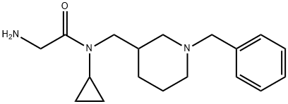 2-AMino-N-(1-benzyl-piperidin-3-ylMethyl)-N-cyclopropyl-acetaMide Struktur