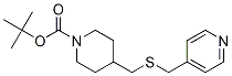 4-(Pyridin-4-ylMethylsulfanylMethyl
)-piperidine-1-carboxylic acid tert
-butyl ester Struktur