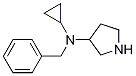 Benzyl-cyclopropyl-pyrrolidin-3-yl-aMine Struktur