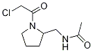 N-[1-(2-Chloro-acetyl)-pyrrolidin-2-ylMethyl]-acetaMide Struktur