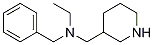 benzyl(ethyl)(piperidin-3-ylmethyl)amine Struktur