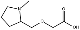 (1-Methyl-pyrrolidin-2-ylMethoxy)-acetic acid Struktur