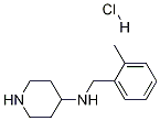 (2-Methyl-benzyl)-piperidin-4-yl-aMine hydrochloride Struktur