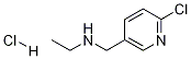 (6-Chloro-pyridin-3-ylMethyl)-ethyl-aMine hydrochloride Struktur