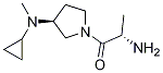 (S)-2-AMino-1-[(S)-3-(cyclopropyl-Methyl-aMino)-pyrrolidin-1-yl]-propan-1-one Struktur