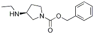 (S)-3-EthylaMino-pyrrolidine-1-carboxylic acid benzyl ester Struktur