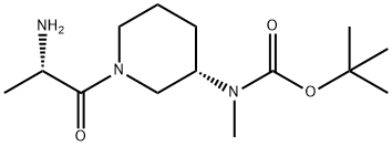 [(S)-1-((S)-2-AMino-propionyl)-piperidin-3-yl]-Methyl-carbaMic acid tert-butyl ester Struktur