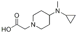 [4-(Cyclopropyl-Methyl-aMino)-piperidin-1-yl]-acetic acid Struktur