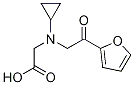 [Cyclopropyl-(2-furan-2-yl-2-oxo-ethyl)-aMino]-acetic acid Struktur