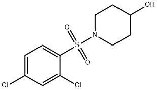 1-(2,4-Dichloro-benzenesulfonyl)-piperidin-4-ol Struktur