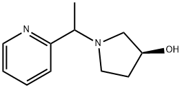 (S)-1-(1-Pyridin-2-yl-ethyl)-pyrrolidin-3-ol Struktur