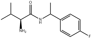 (S)-2-AMino-N-[1-(4-fluoro-phenyl)-ethyl]-3-Methyl-butyraMide Struktur