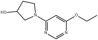 1-(6-Ethoxy-pyriMidin-4-yl)-pyrrolidin-3-ol Struktur