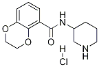 2,3-Dihydro-benzo[1,4]dioxine-5-carboxylic acid piperidin-3-ylaMide hydrochloride Struktur