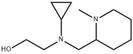 2-[Cyclopropyl-(1-Methyl-piperidin-2-ylMethyl)-aMino]-ethanol Struktur