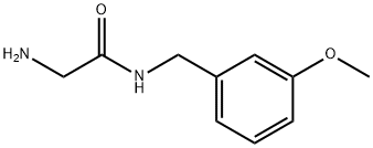 2-AMino-N-(3-Methoxy-benzyl)-acetaMide Struktur