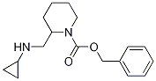 2-CyclopropylaMinoMethyl-piperidine-1-carboxylic acid benzyl ester Struktur