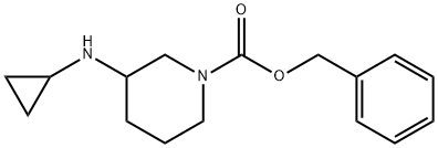 3-CyclopropylaMino-piperidine-1-carboxylic acid benzyl ester Struktur