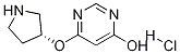 6-((R)-Pyrrolidin-3-yloxy)-pyriMidin-4-ol hydrochloride Struktur