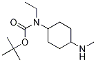 Ethyl-(4-MethylaMino-cyclohexyl)-carbaMic acid tert-butyl ester Struktur