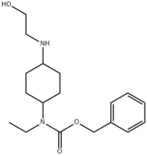 Ethyl-[4-(2-hydroxy-ethylaMino)-cyclohexyl]-carbaMic acid benzyl ester Struktur