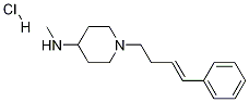 Methyl-[1-((E)-4-phenyl-but-3-enyl)-piperidin-4-yl]-aMine hydrochloride Struktur