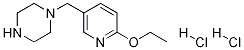 1-(6-Ethoxy-pyridin-3-ylmethyl)-piperazine dihydrochloride Struktur