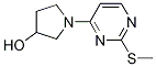 1-(2-Methylsulfanyl-pyrimidin-4-yl)-pyrrolidin-3-ol Struktur