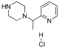 1-(1-(pyridin-2-yl)ethyl)piperazine hydrochloride Struktur