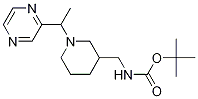 [1-(1-Pyrazin-2-yl-ethyl)-piperidin-3-ylMethyl]-carbaMic acid tert-butyl ester Struktur