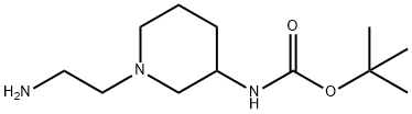 [1-(2-AMino-ethyl)-piperidin-3-yl]-carbaMic acid tert-butyl ester Struktur