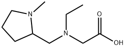 [Ethyl-(1-Methyl-pyrrolidin-2-ylMethyl)-aMino]-acetic acid Struktur