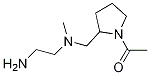 1-(2-{[(2-AMino-ethyl)-Methyl-aMino]-Methyl}-pyrrolidin-1-yl)-ethanone Struktur