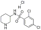 2,4-Dichloro-N-piperidin-3-yl-benzenesulfonaMide hydrochloride Struktur