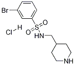 3-BroMo-N-piperidin-4-ylMethyl-benzenesulfonaMide hydrochloride Struktur