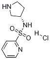 Pyridine-2-sulfonic acid (R)-pyrrolidin-3-ylaMide hydrochloride Struktur