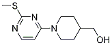 [1-(2-Methylsulfanyl-pyrimidin-4-yl)-piperidin-4-yl]-methanol Struktur