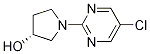 (R)-1-(5-Chloro-pyrimidin-2-yl)-pyrrolidin-3-ol Struktur