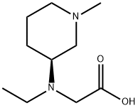 [Ethyl-((S)-1-Methyl-piperidin-3-yl)-aMino]-acetic acid Struktur