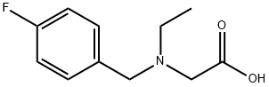 [Ethyl-(4-fluoro-benzyl)-aMino]-acetic acid Struktur