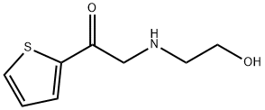 2-(2-Hydroxy-ethylaMino)-1-thiophen-2-yl-ethanone Struktur