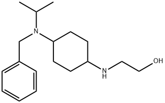 2-[4-(Benzyl-isopropyl-aMino)-cyclohexylaMino]-ethanol Struktur