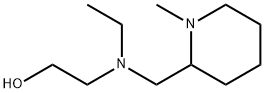 2-[Ethyl-(1-Methyl-piperidin-2-ylMethyl)-aMino]-ethanol Struktur