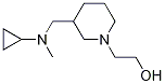 2-{3-[(Cyclopropyl-Methyl-aMino)-Methyl]-piperidin-1-yl}-ethanol Struktur