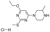 4-Ethoxy-6-(3-Methyl-piperazin-1-yl)-2-Methylsulfanyl-pyriMidine hydrochloride Struktur