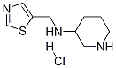 1-Thiazol-5-ylmethyl-piperidin-3-ylamine hydrochloride Struktur